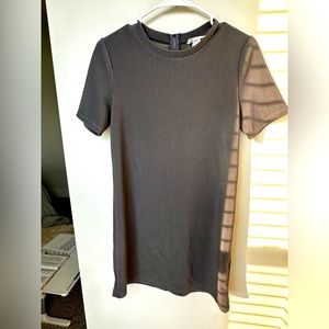 Forever 21 Gray Ribbed Mini Dress Size Medium